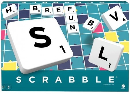 Scrabble, jeu de lettres pour jouer en famille ou entre amis.